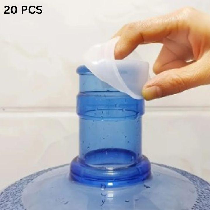 White Medium Size Dispenser Bottle Sealing Caps (Pack of 20/50 Pcs) | 19L Water Bottle Sealing Caps & 5 Gallon Jug Plugs