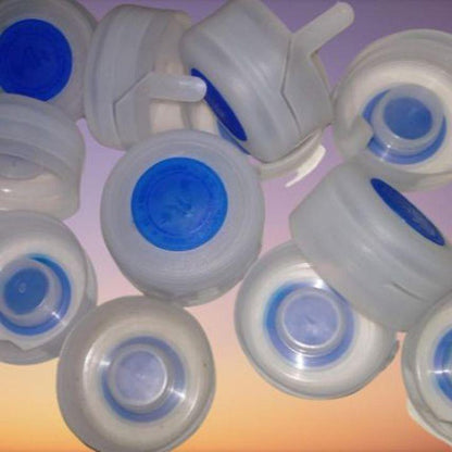 White Medium Size Dispenser Bottle Sealing Caps (Pack of 20/50 Pcs) | 19L Water Bottle Sealing Caps & 5 Gallon Jug Plugs