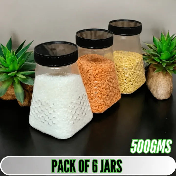 Small Pyramid Jar Pack of 6 - Image 3