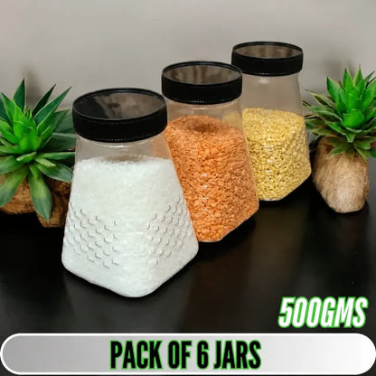 Small Pyramid Jar Pack of 6 - Image 3