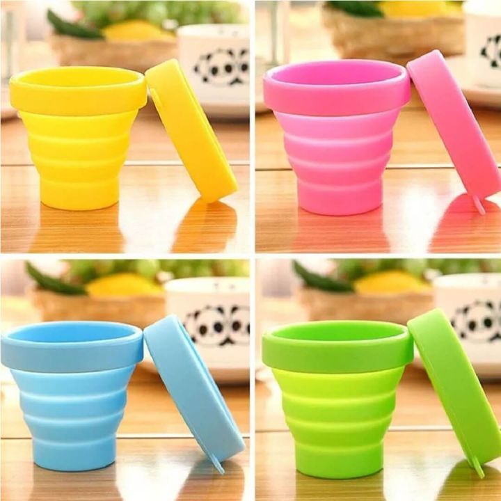 Collapsible Silicone Travel Cup | Portable Foldable Drinking Glass for Kids, Parties & Outdoor Travel
