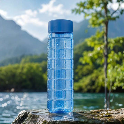 Blue Cubic Bottle Mountain View