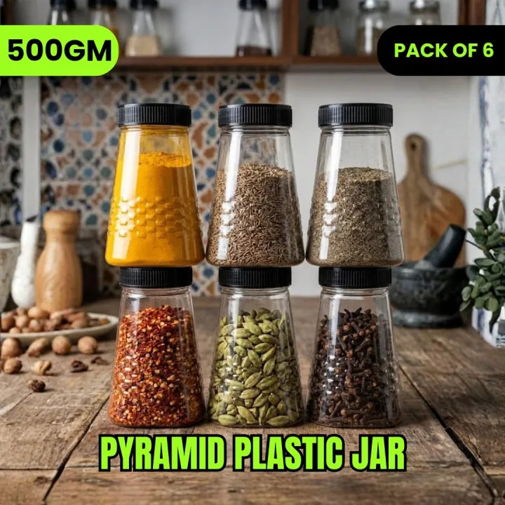 Pyramid_Plastic_Jar_Food_Storage_Container_-_1KG_Pack_of_6