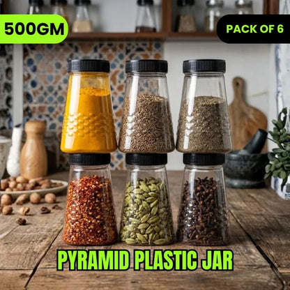Pyramid_Plastic_Jar_Food_Storage_Container_-_1KG_Pack_of_6