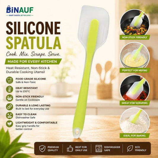 Food Grade Silicone Spatula Kitchen Essential | Heat-Resistant Non-Stick Baking & Cooking Spatula