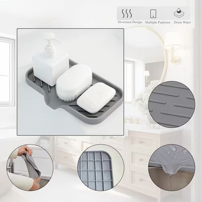 Sink Silicone Tray with Drain