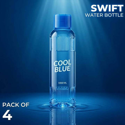 Swift Blue Water Bottle Pack of 4