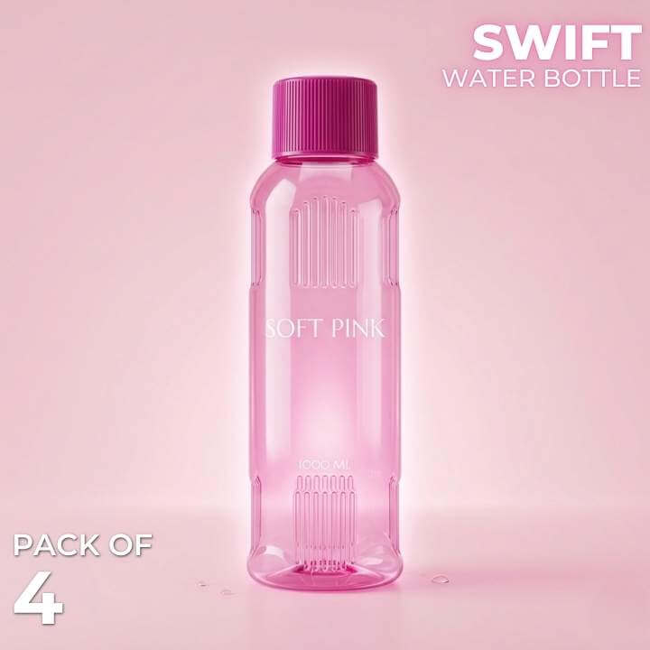 Swift Pink Water Bottle Pack of 4