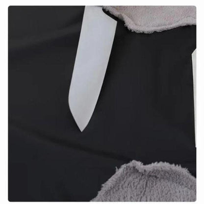 Unisex Kitchen Apron | Waterproof Cooking Apron with Built-In Hand Towel & Center Pocket
