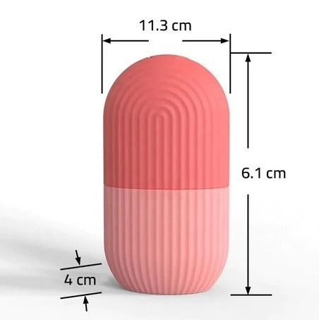 Silicone Ice Roller for Face Massage | Skin Tightening & Depuffing Facial Cooling Tool