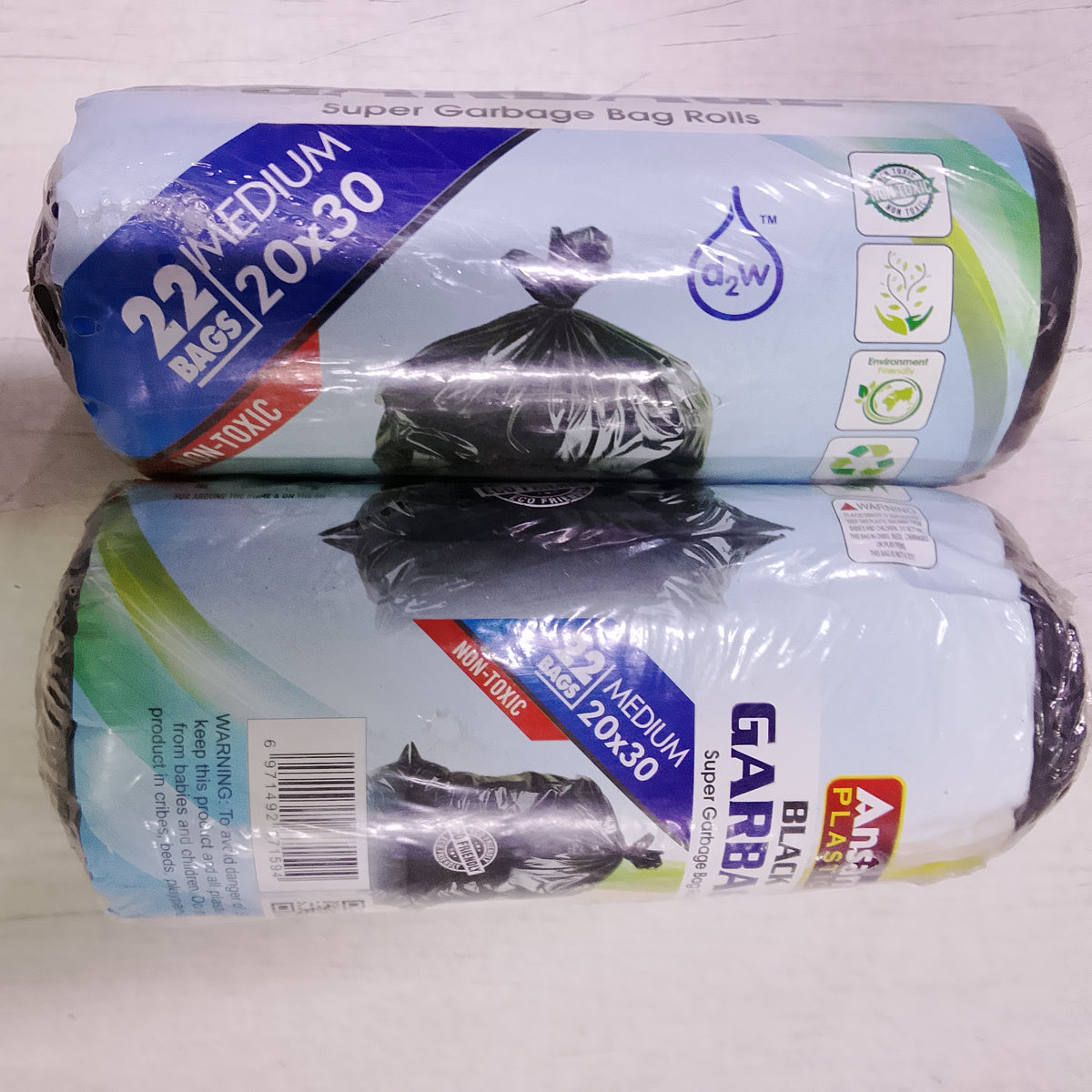 Biodegradable & Heavy-Duty Garbage Bags Assorted Sizes | Kitchen, Office & Home Trash Can Liners