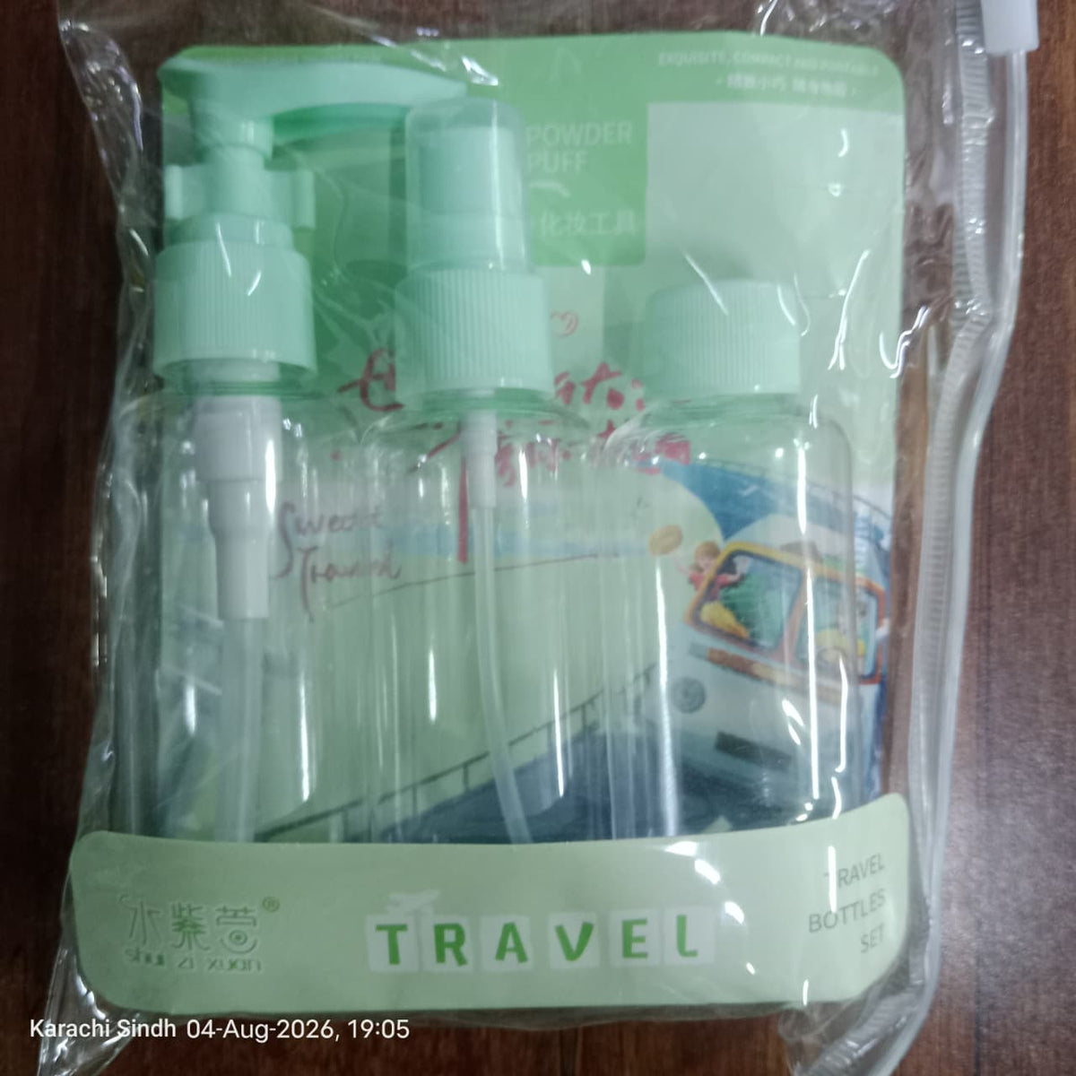 Travel Kit Bottles & Dispensers Set (3/5/6 Pcs) | Portable Refillable Shampoo, Lotion & Toiletry Containers