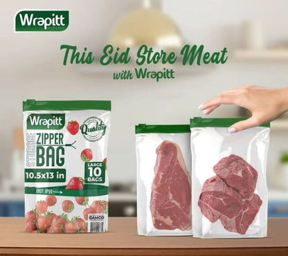 Zip Lock Storage Bags for Meat